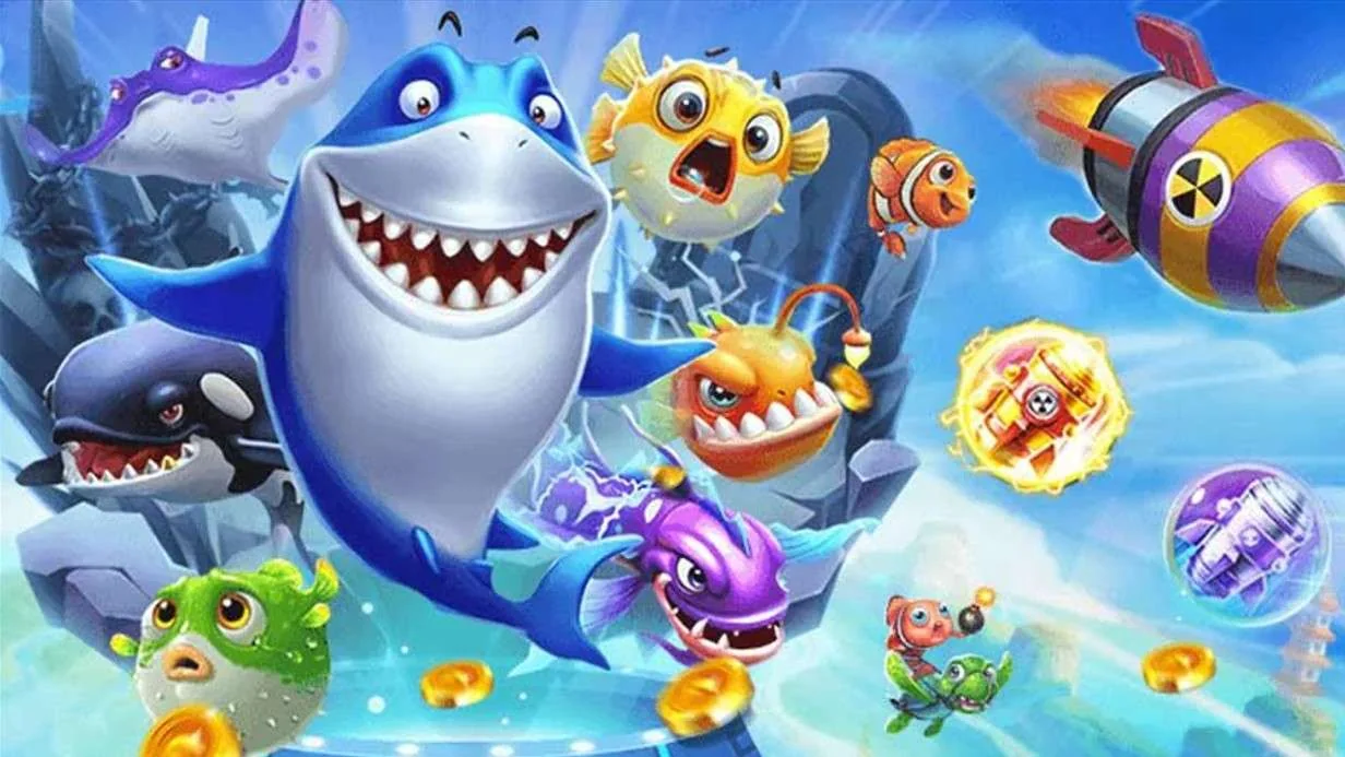 Visual arena tembak ikan untuk kartu unggulan di lobi PREMAN69