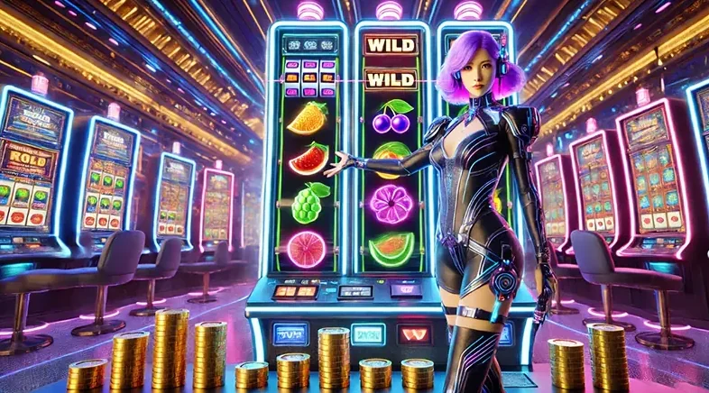 Ilustrasi permainan slot PREMAN69 dengan layar reel modern